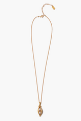 Peapod Necklace Gold