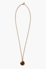 Pocket Watch Necklace Tiger's Eye