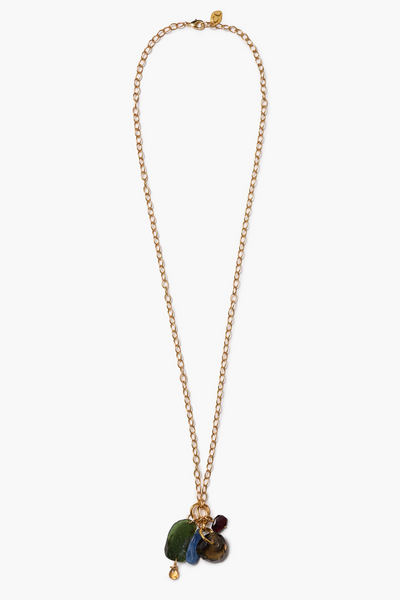 Fortuna Charm Necklace Multi