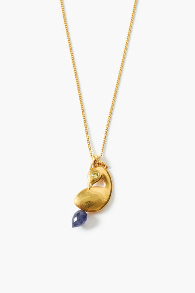 Peacock Necklace Iolite