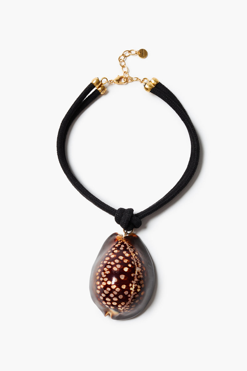 Corda Concha Shell Choker Black