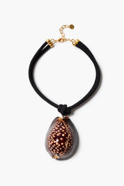 Corda Concha Shell Choker Black