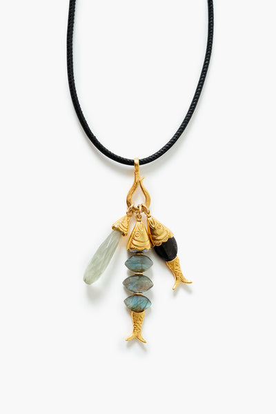 Orris Hook Necklace Labradorite