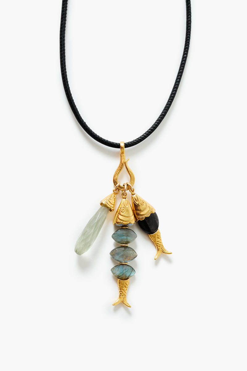 Orris Hook Necklace Labradorite