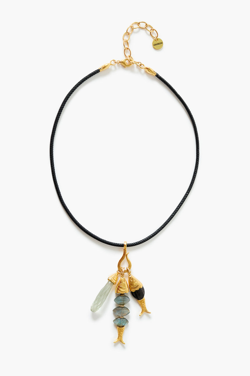 Orris Hook Necklace Labradorite