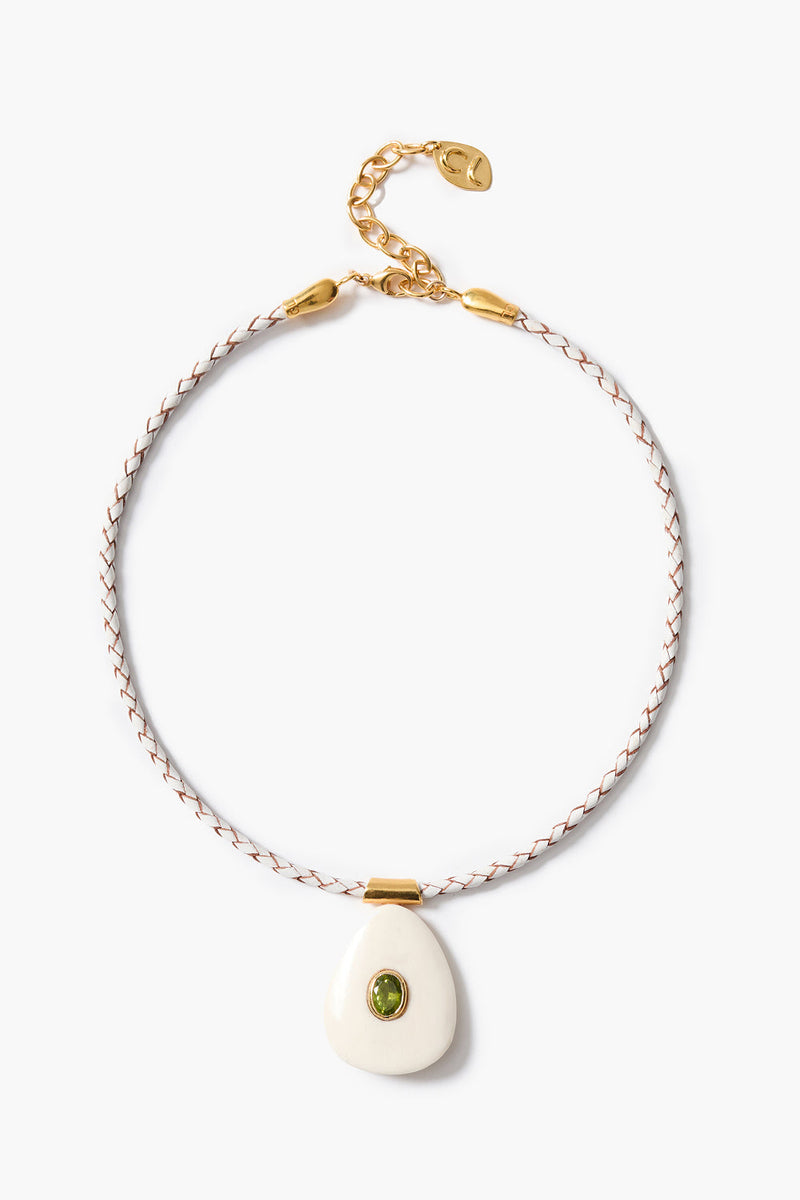 Pebble Necklace Peridot