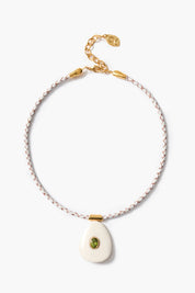 Pebble Necklace Peridot