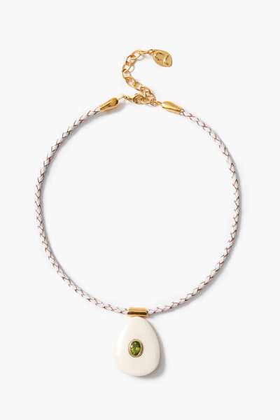 Pebble Necklace Peridot – Chan Luu