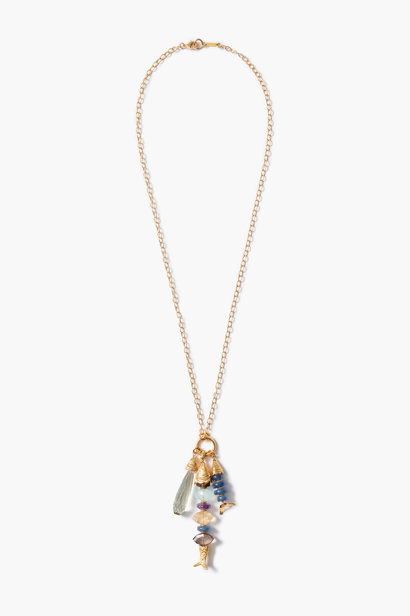 Orris Charm Necklace Multi