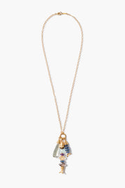 Orris Charm Necklace Multi