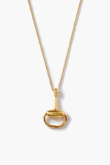 Horsebit Necklace Gold