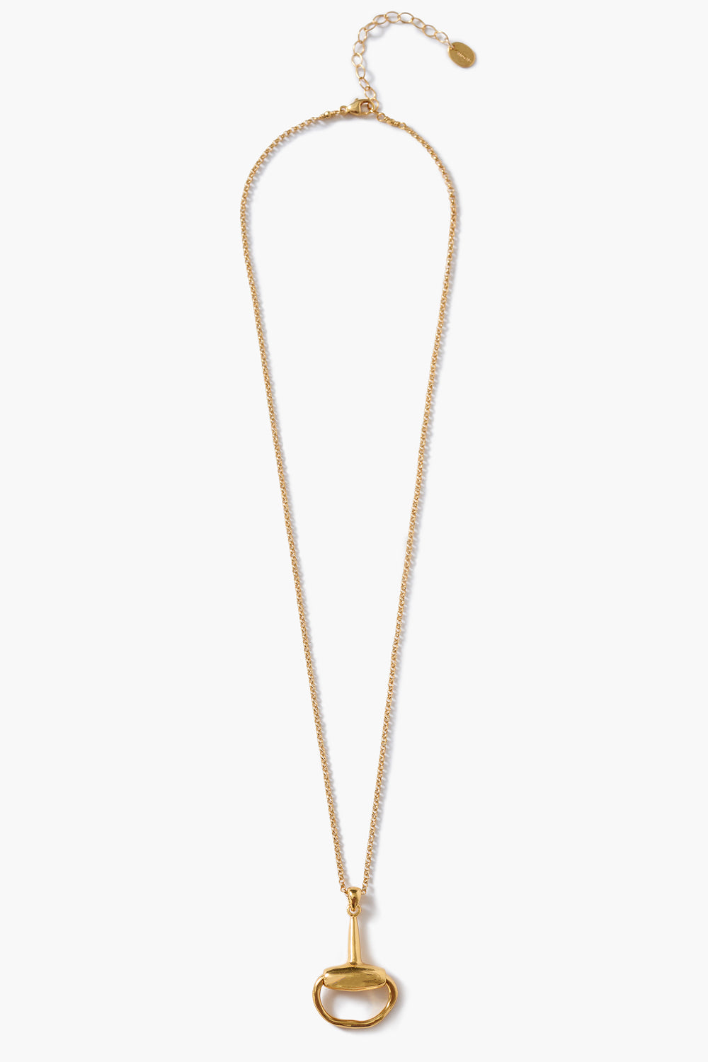 Horsebit Necklace Gold