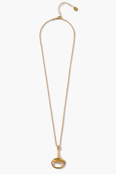 Horsebit Necklace Gold