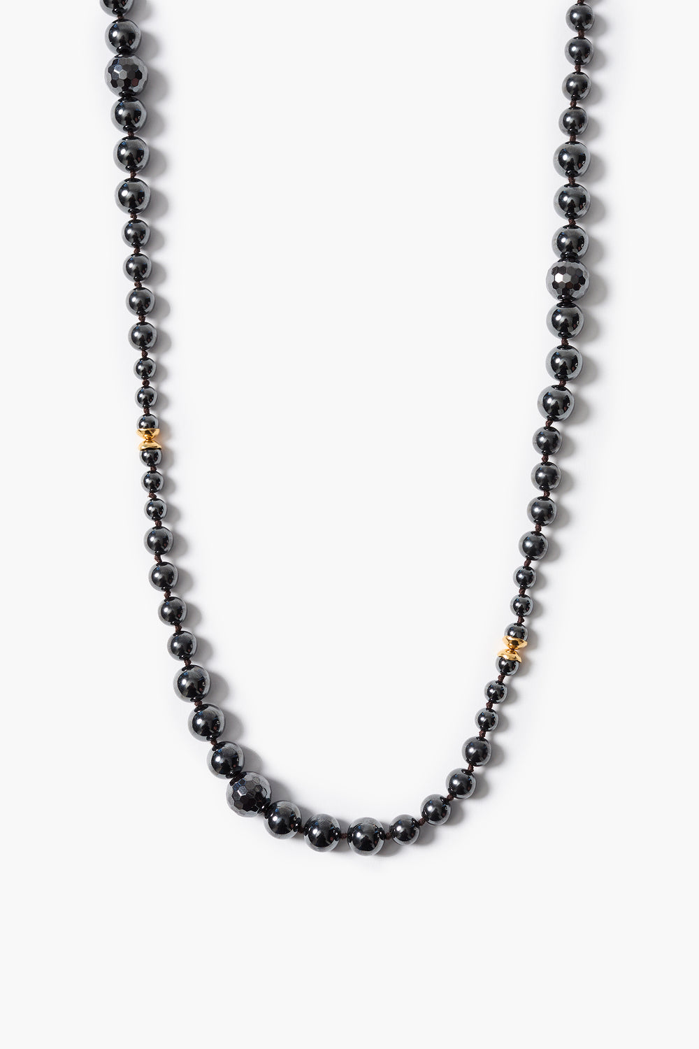 Bell Tower Necklace Hematite