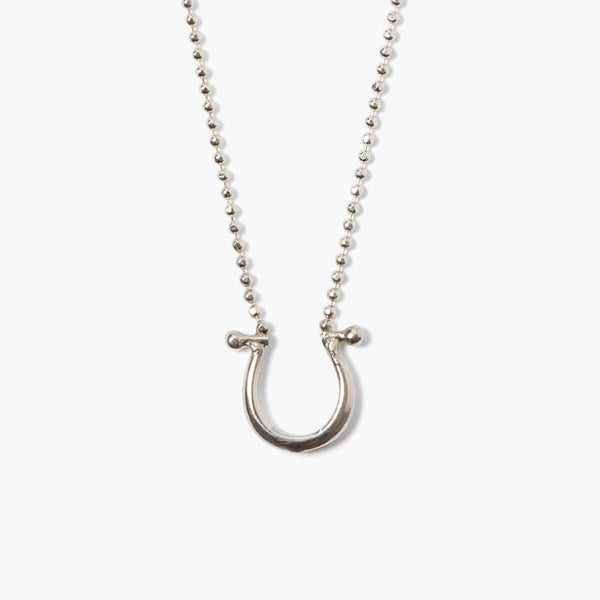 Sterling Silver and 18ct Rose Gold Vermeil Horseshoe Necklace | A Touch of  Silver