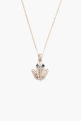 Coqui Frog Necklace Silver