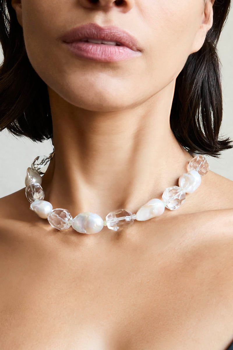 Lauren Necklace Pearl Mix