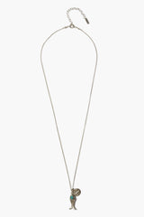Mini Koi Necklace Turquoise