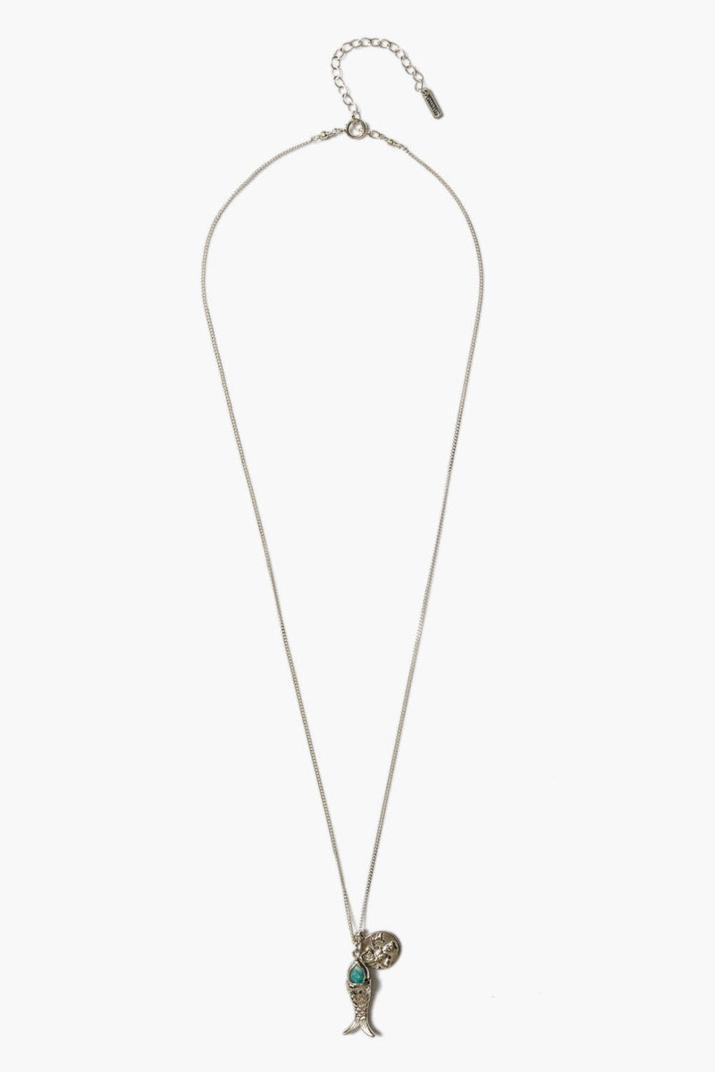 Mini Koi Necklace Turquoise