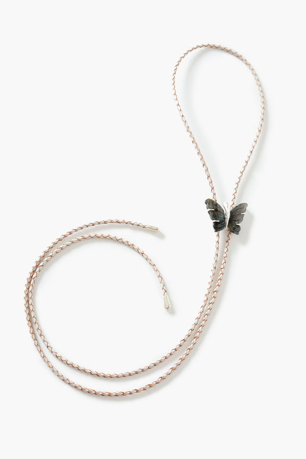 Butterfly Bolo Tie Necklace