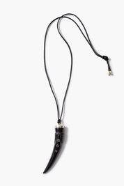 Tusk Charm Necklace Black