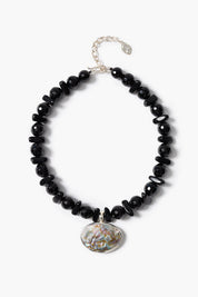 Urchin Necklace Onyx