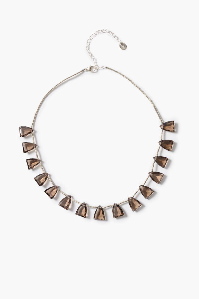 Summit Necklace Smoky Quartz
