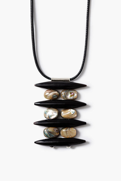 Dais Cord Necklace Abalone