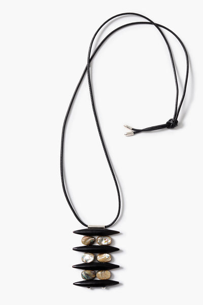 Dais Cord Necklace Abalone