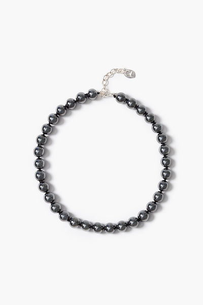 Knot Necklace Hematite