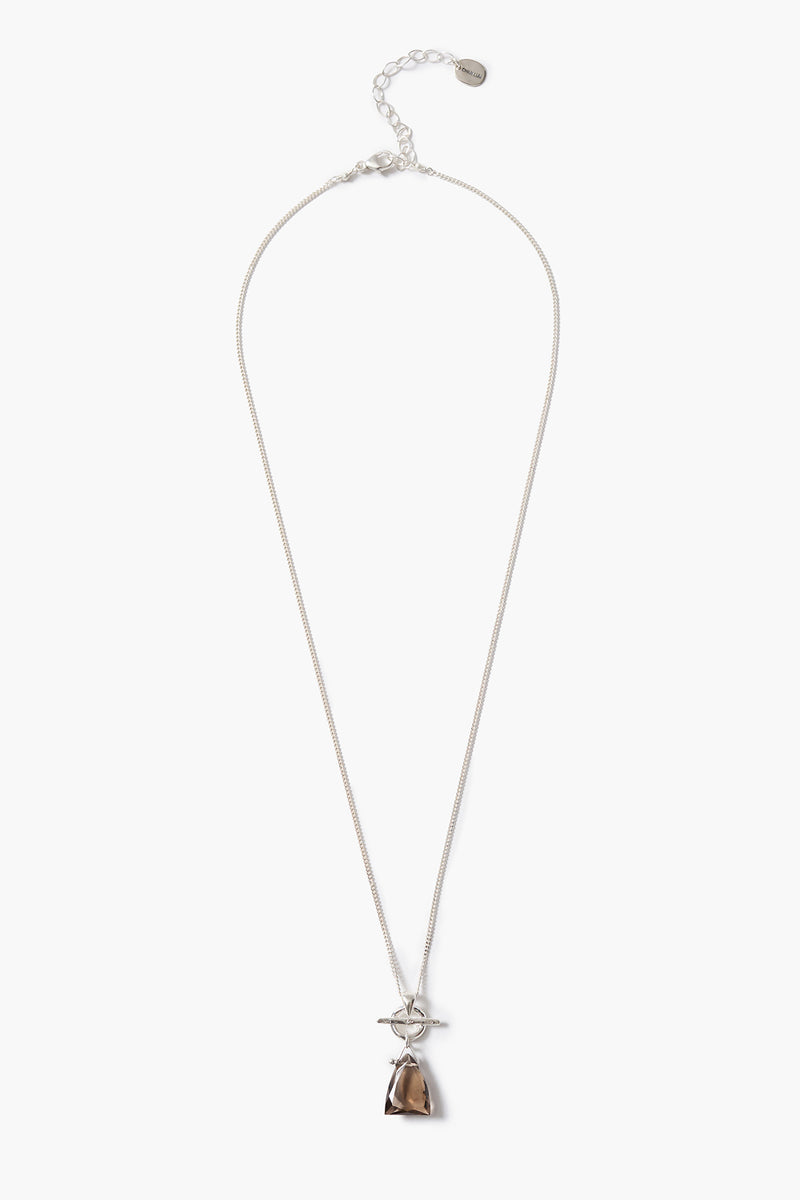 Summit Pendant Necklace Smoky Quartz
