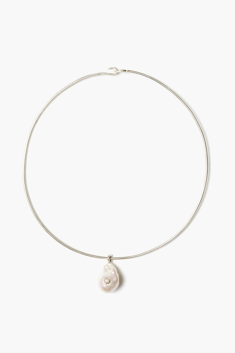 Bond Necklace White Pearl