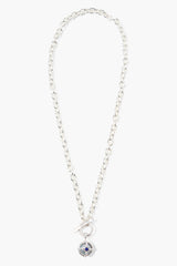 Charlotte Necklace Grey Pearl Mix