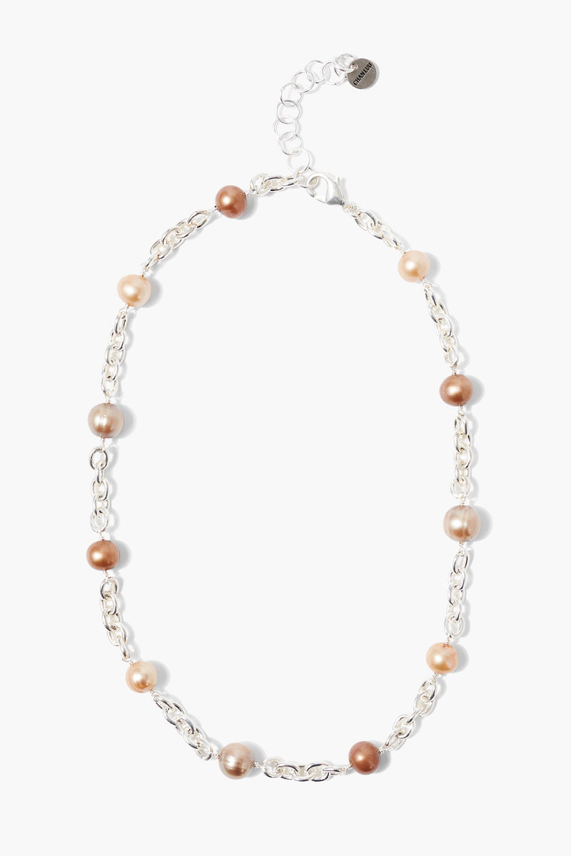 Nautica Chain Necklace Champagne Mix