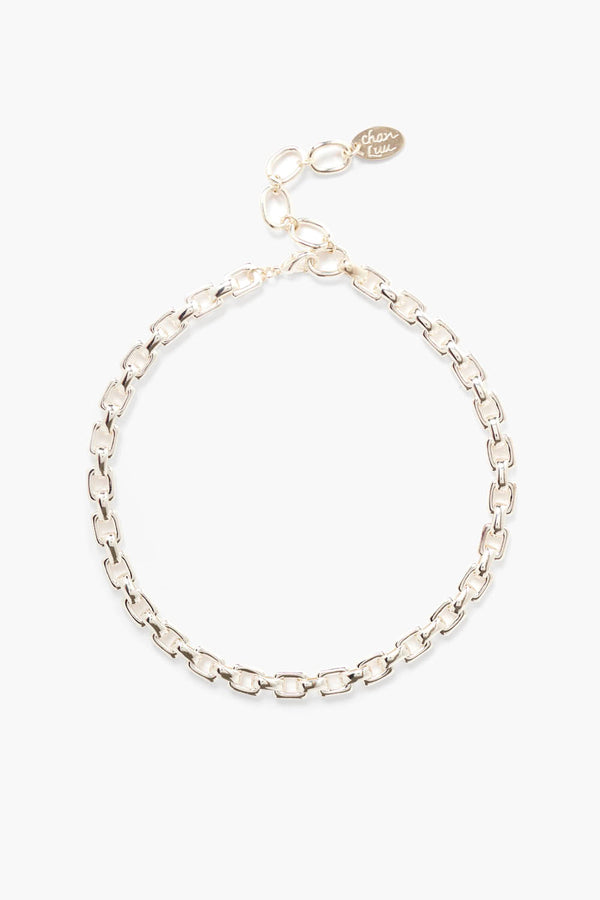 Ellis Chain Link Necklace Silver