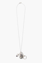 Horsebit Charm Necklace Abalone