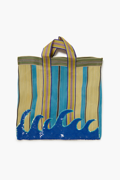 Recycled Market Bag Wave