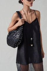 Mirror Lantern Bag Black