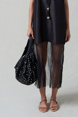 Mirror Lantern Bag Black