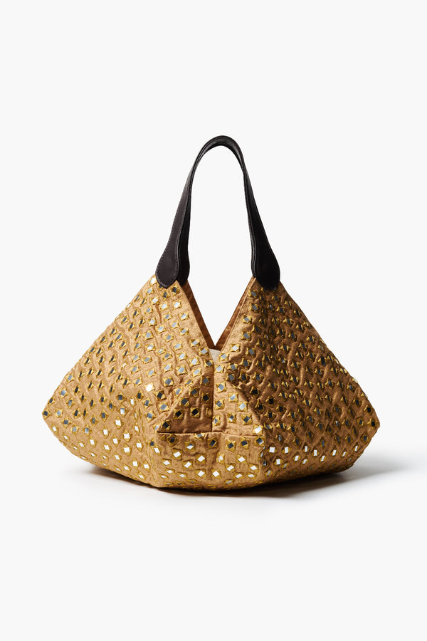 Mirror Lantern Bag Camel