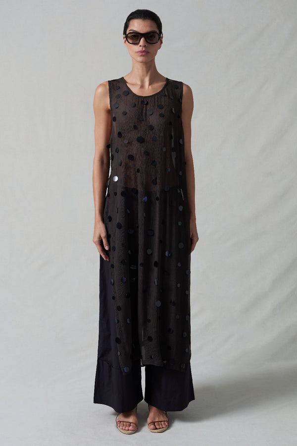 Chloe Sequin Tunic Earth