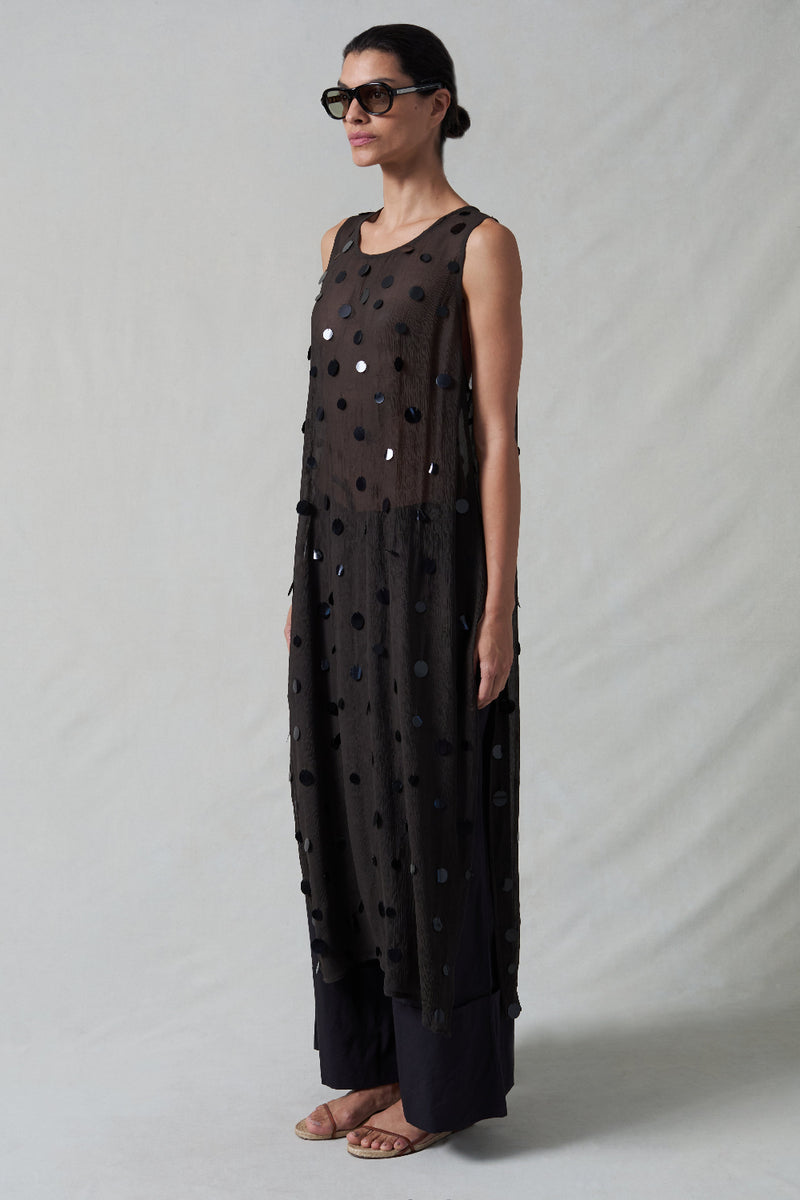 Chloe Sequin Tunic Earth