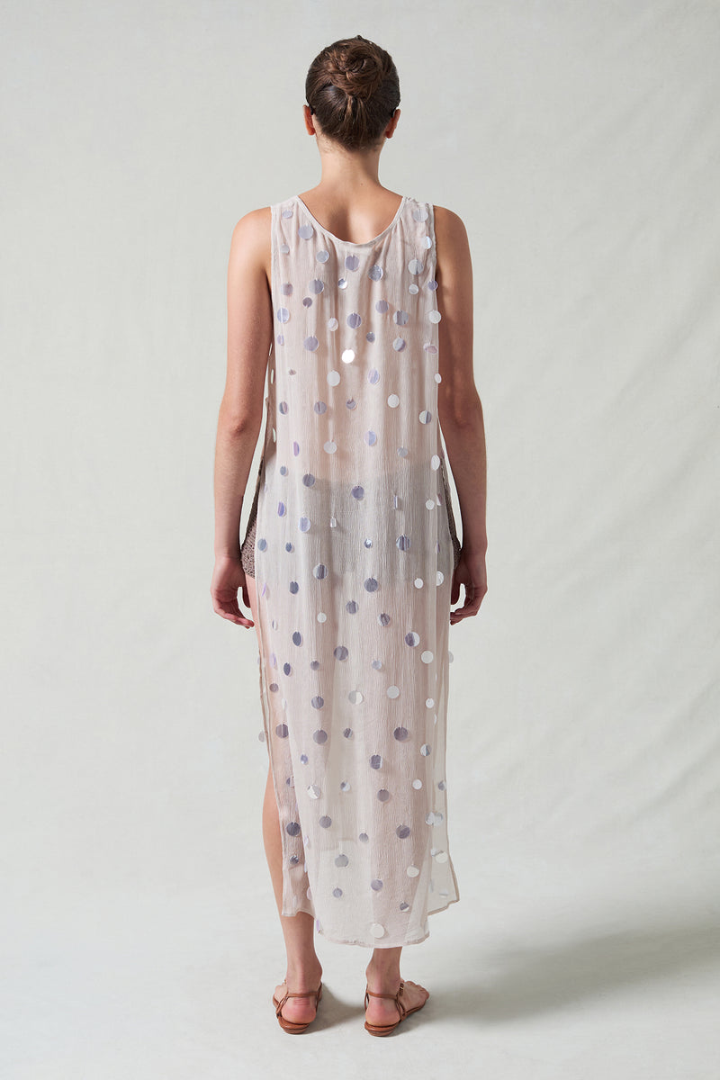 Chloe Sequin Tunic Taupe