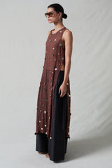 Chloe Sequin Tunic Walnut
