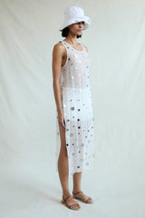 Chloe Sequin Tunic White