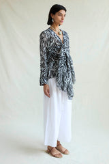 Elena Blouse Zebra