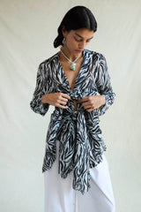 Elena Blouse Zebra