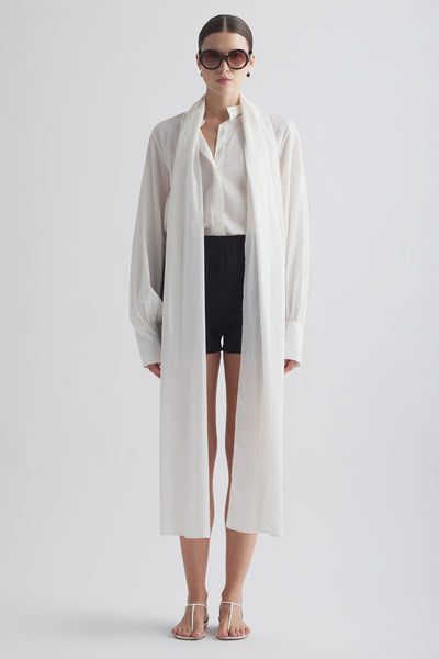 Nicola Scarf Blouse Natural