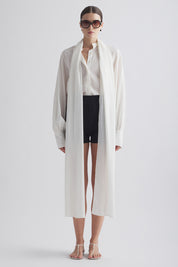 Nicola Scarf Blouse Natural