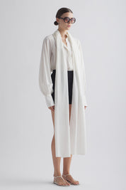 Nicola Scarf Blouse Natural